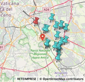Mappa Municipio Roma VIII, 00178 Roma RM, Italia (3.22667)