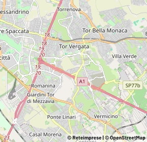 Mappa Tor Vergata, 00133 Roma RM, Italia (3.575)