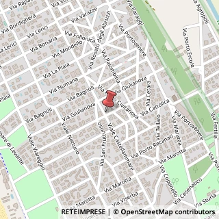 Mappa Viale Castellammare, 121, 00054 Fiumicino, Roma (Lazio)