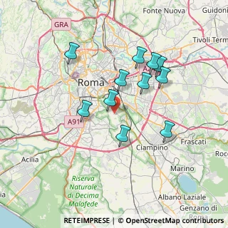 Mappa Via dei Metelli Agostino, 00178 Roma RM, Italia (6.72636)