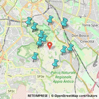 Mappa Via dei Metelli Agostino, 00178 Roma RM, Italia (1.79714)
