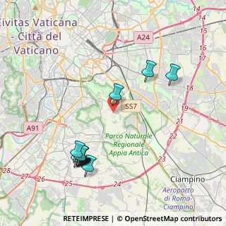 Mappa Via dei Metelli Agostino, 00178 Roma RM, Italia (4.72417)