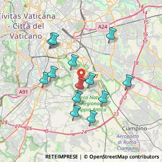 Mappa Via dei Metelli Agostino, 00178 Roma RM, Italia (3.76923)