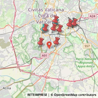 Mappa Via Pescaglia, 00146 Roma RM, Italia (3.68)
