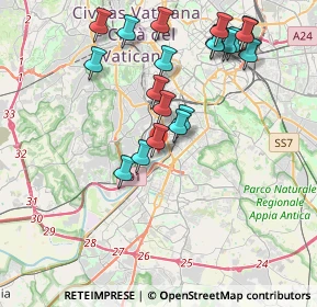 Mappa Via Crespina, 00146 Roma RM, Italia (4.3285)