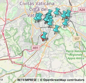 Mappa Via Crespina, 00146 Roma RM, Italia (3.77333)