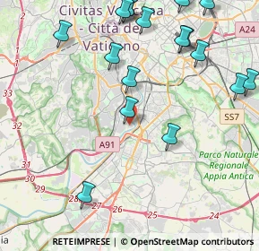 Mappa Via Crespina, 00146 Roma RM, Italia (5.91)