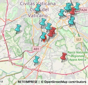 Mappa Via Crespina, 00146 Roma RM, Italia (4.655)