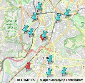 Mappa Via Crespina, 00146 Roma RM, Italia (2.42273)