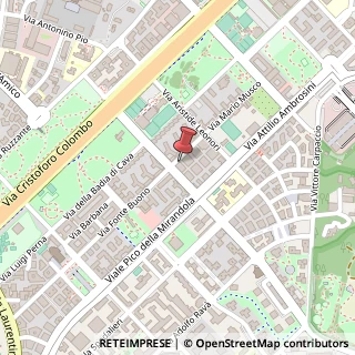 Mappa Via Mario Musco, 6, 00147 Roma, Roma (Lazio)