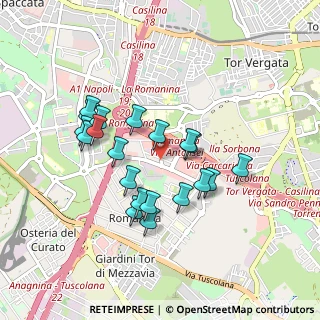 Mappa Via Arrigo Cavaglieri, 00173 Roma RM, Italia (0.8515)