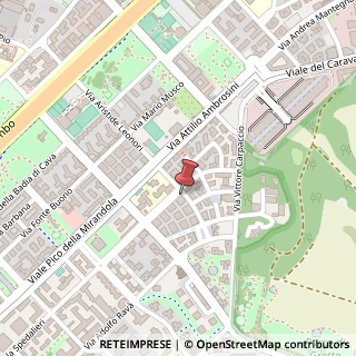Mappa Via Aristide Leonori, 78, 00147 Roma, Roma (Lazio)