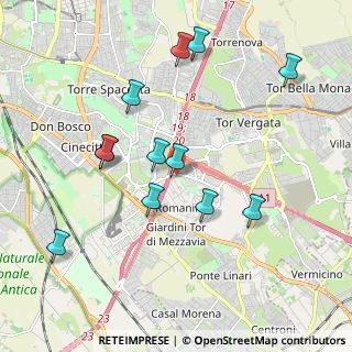 Mappa Via Orazio Raimondo, 00173 Roma RM, Italia (2.08417)