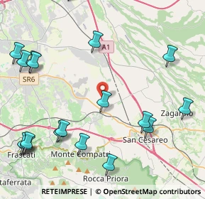 Mappa Via Degli Olmi, 00030 San Cesareo RM, Italia (6.091)