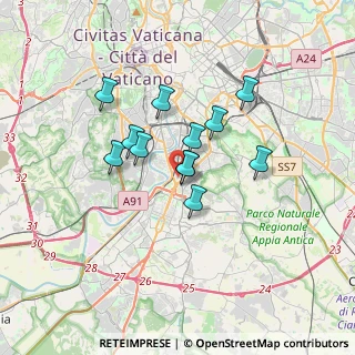 Mappa Via Nonantola, 00146 Roma RM, Italia (2.69417)