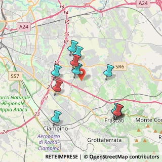 Mappa Via Gioacchino Loreti, 00133 Roma RM, Italia (3.8325)