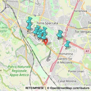 Mappa Via delle Capannelle, 00173 Roma RM, Italia (1.45818)