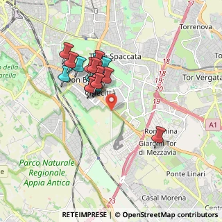 Mappa Via delle Capannelle, 00173 Roma RM, Italia (1.55944)