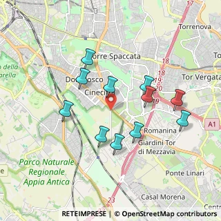 Mappa Via delle Capannelle, 00173 Roma RM, Italia (1.79091)