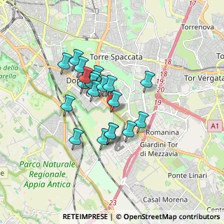 Mappa Via delle Capannelle, 00173 Roma RM, Italia (1.43)