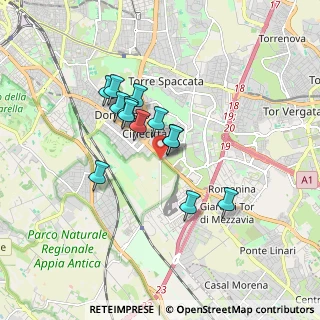 Mappa Via delle Capannelle, 00173 Roma RM, Italia (1.44231)