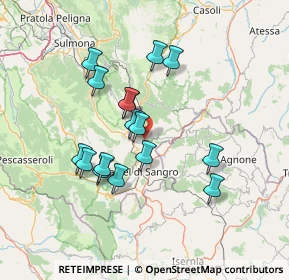 Mappa CAP, 67037 Roccaraso AQ, Italia (12.97813)