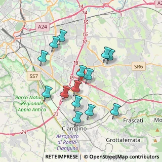 Mappa Viale Ragusa, 00173 Roma RM, Italia (3.60857)