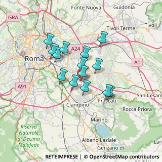 Mappa Viale Ragusa, 00173 Roma RM, Italia (5.48071)