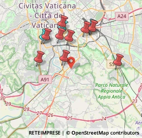 Mappa Via Fonte Buono, 00147 Roma RM, Italia (3.87)