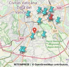 Mappa Via Fonte Buono, 00147 Roma RM, Italia (4.33692)