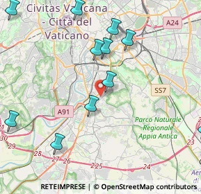 Mappa Via Fonte Buono, 00147 Roma RM, Italia (5.48833)