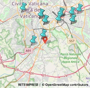 Mappa Via Fonte Buono, 00147 Roma RM, Italia (4.89357)