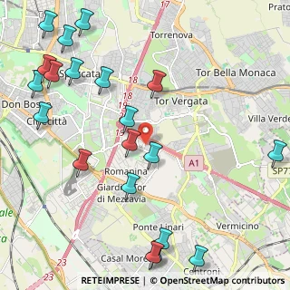 Mappa Via Francesco Antolisei, 00173 Roma RM, Italia (2.9845)