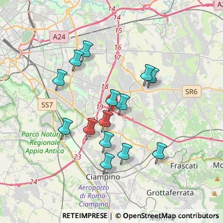 Mappa Via Vittorio Ragusa, 00173 Roma RM, Italia (3.59714)