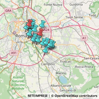 Mappa Via Vittorio Ragusa, 00173 Roma RM, Italia (6.2315)