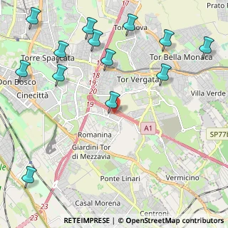 Mappa Via Vittorio Ragusa, 00173 Roma RM, Italia (3.01077)