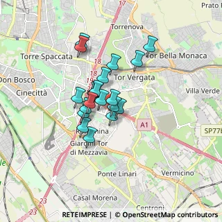 Mappa Via Vittorio Ragusa, 00173 Roma RM, Italia (1.256)