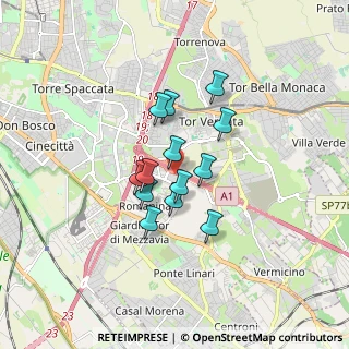 Mappa Via Vittorio Ragusa, 00173 Roma RM, Italia (1.26077)