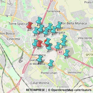 Mappa Via Vittorio Ragusa, 00173 Roma RM, Italia (1.4785)