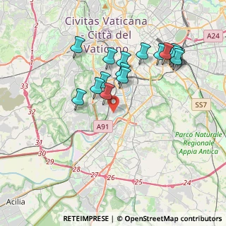 Mappa Viale Vicopisano, 00146 Roma RM, Italia (3.93875)