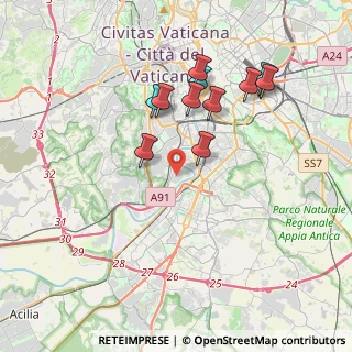 Mappa Viale Vicopisano, 00146 Roma RM, Italia (3.76182)