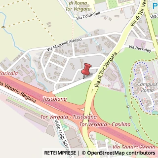 Mappa Via Parco degli Angeli, 7, 133 Roma, Roma (Lazio)