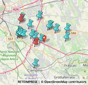 Mappa Via dei Palosci, 00133 Roma RM, Italia (3.842)