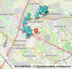 Mappa Via dei Palosci, 00133 Roma RM, Italia (1.9)