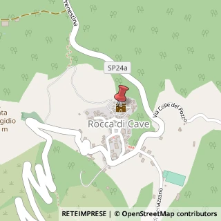 Mappa Via della Torre, 30, 00030 Rocca di Cave, Roma (Lazio)
