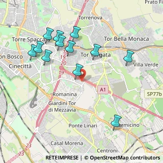 Mappa Via Giovanni Carmignani, 00173 Roma RM, Italia (2.25417)
