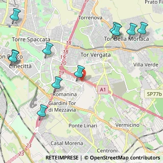 Mappa Via Giovanni Carmignani, 00173 Roma RM, Italia (3.09545)