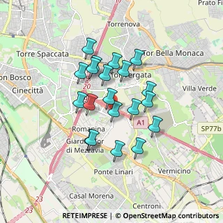 Mappa Via Giovanni Carmignani, 00173 Roma RM, Italia (1.4915)