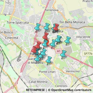 Mappa Via Giovanni Carmignani, 00173 Roma RM, Italia (1.338)