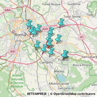 Mappa Via Giovanni Carmignani, 00173 Roma RM, Italia (5.51857)